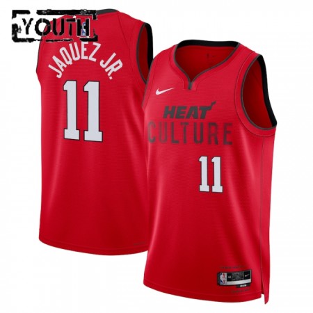 Dres Miami Heat Jaime Jaquez JR Nike 2024-25 City Edition Crvena Swingman - Dječji
